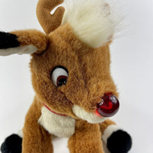 Cargar imagen en el visor de la galería, Peluche Suave  Rudolph enciende la nariz
